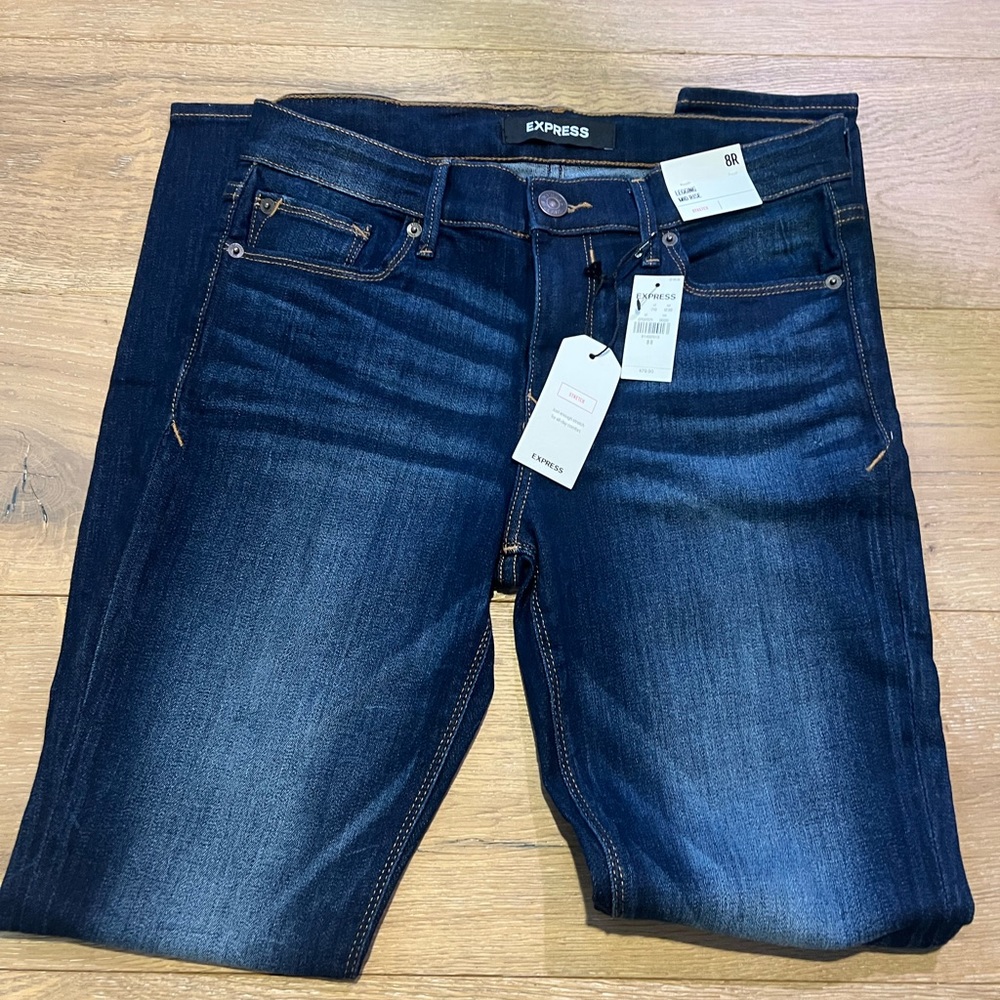 Express Mid Rise Stretch Jegging